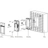 Вызывная панель HIWATCH VDP-D4214W/Flush